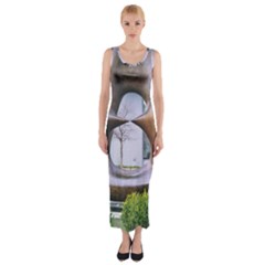 Henry Moore Fitted Maxi Dress by Riverwoman