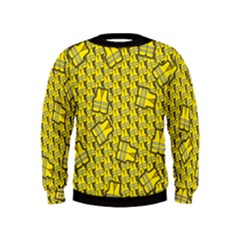 Gilet Jaune Pattern Yellowvests Cowcow Gilet Jaune Pattern Funny Yellow Vests Kids  Sweatshirt by snek