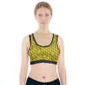 Gilet Jaune Pattern Yellowvests Cowcow Gilet Jaune Pattern Funny Yellow Vests Sports Bra With Pocket View1