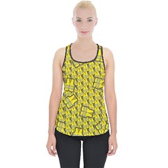 Gilet Jaune Pattern Yellowvests Cowcow Gilet Jaune Pattern Funny Yellow Vests Piece Up Tank Top by snek