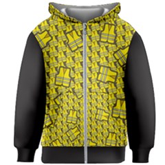 Gilet Jaune Pattern Yellowvests Cowcow Gilet Jaune Pattern Funny Yellow Vests Kids  Zipper Hoodie Without Drawstring by snek