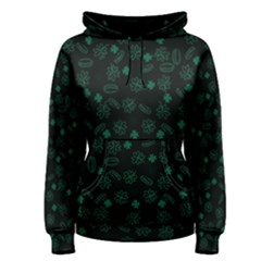 St Patricks Day Pattern Women s Pullover Hoodie by Valentinaart