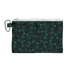 St Patricks Day Pattern Canvas Cosmetic Bag (medium) by Valentinaart