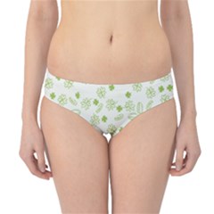 St Patricks Day Pattern Hipster Bikini Bottoms by Valentinaart