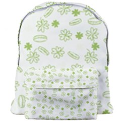 St Patricks Day Pattern Giant Full Print Backpack by Valentinaart