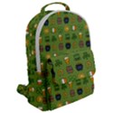 St Patricks day pattern Flap Pocket Backpack (Large) View2