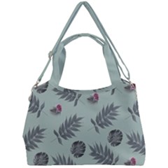 Tropical Pattern Double Compartment Shoulder Bag by LoolyElzayat