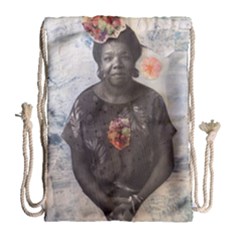 Maya Angelou Drawstring Bag (large) by itshanapa