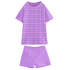 Wreath Differences Kids  Swim Tee And Shorts Set by Pakrebo