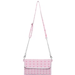 Traditional Patterns Pink Octagon Mini Crossbody Handbag by Pakrebo