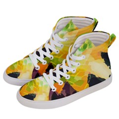 Forest Trees Nature Wood Green Women s Hi-top Skate Sneakers by Pakrebo