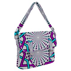 Star Illusion Form Shape Mandala Buckle Messenger Bag