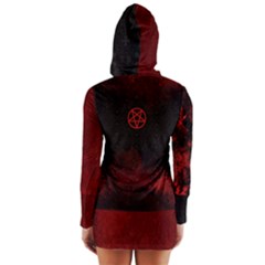 Stay Red - Long Sleeve Hooded T-shirt by theDARKAURA