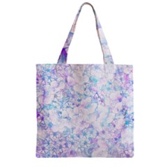 Blossom In A Hundred - Zipper Grocery Tote Bag by WensdaiAmbrose