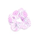 Peony Asia Spring Flowers Natural Velvet Scrunchie View1