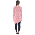 Damask Floral Design Seamless Long Sleeve Tunic  View2