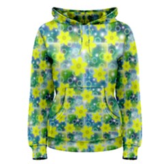 Narcissus Yellow Flowers Winter Women s Pullover Hoodie by Pakrebo