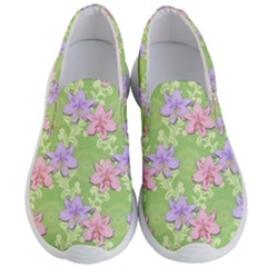 Lily Flowers Green Plant Natural Men s Lightweight Slip Ons by Pakrebo