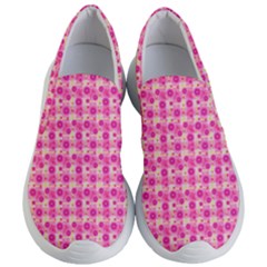 Heart Pink Women s Lightweight Slip Ons by Pakrebo