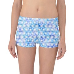 Traditional Patterns Hemp Pattern Reversible Boyleg Bikini Bottoms by Pakrebo