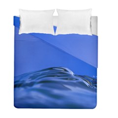 Wave Macro Water Surface Duvet Cover Double Side (full/ Double Size) by Pakrebo