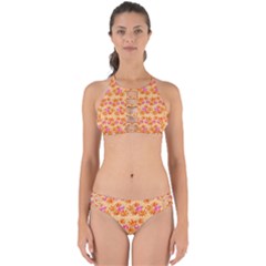 Maple Leaf Autumnal Leaves Autumn Perfectly Cut Out Bikini Set by Pakrebo