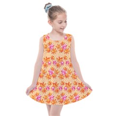 Maple Leaf Autumnal Leaves Autumn Kids  Summer Dress