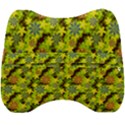 Flowers Yellow Red Blue Seamless Velour Head Support Cushion View2