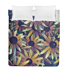 Spring Floral Black Eyed Susan Duvet Cover Double Side (full/ Double Size)
