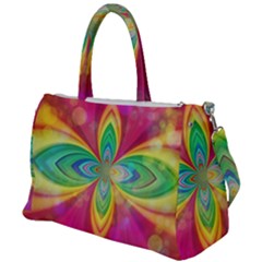 Color Abstract Form Ellipse Bokeh Duffel Travel Bag