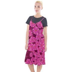 Cherry Blossoms Floral Design Camis Fishtail Dress