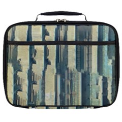 Illustrations Texture Abstract Buildings Full Print Lunch Bag by Pakrebo