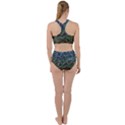 Peacock Feathers Colorful Feather Racer Back Bikini Set View2