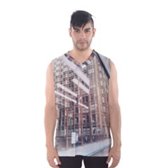 Chicago L Morning Commute Men s Basketball Tank Top by Riverwoman