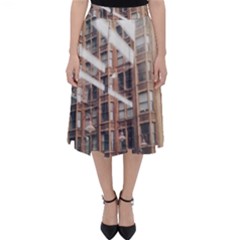 Chicago L Morning Commute Classic Midi Skirt by Riverwoman