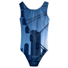Navy Pier Chicago Kids  Cut-out Back One Piece Swimsuit