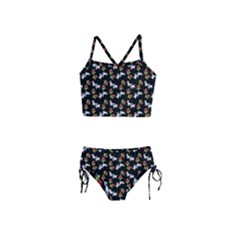 Lamb Pattern Black Girls  Tankini Swimsuit by snowwhitegirl