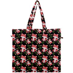 Fox And Trees Pattern Canvas Travel Bag by snowwhitegirl