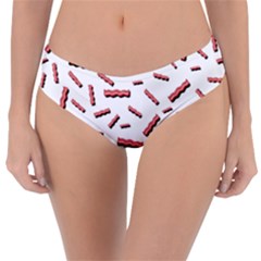 Funny Bacon Slices Pattern Infidel Red Meat Reversible Classic Bikini Bottoms