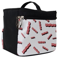 Funny Bacon Slices Pattern Infidel Red Meat Make Up Travel Bag (big) by genx