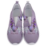 Happy Easter, Easter Egg With Flowers In Soft Violet Colors No Lace Lightweight Shoes