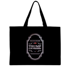 Trump Is My President Maga Label Beer Style Vintage Zipper Mini Tote Bag by snek