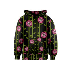 Abstract Rose Garden Kids  Pullover Hoodie