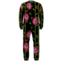 Abstract Rose Garden Onepiece Jumpsuit (men) 