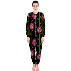 Abstract Rose Garden Onepiece Jumpsuit (ladies) 