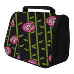 Abstract Rose Garden Full Print Travel Pouch (small)