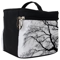 Tree Silhouette Winter Plant Make Up Travel Bag (Big)