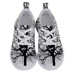 Tree Silhouette Winter Plant Running Shoes