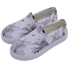 Peacock Kids  Canvas Slip Ons by alllovelyideas