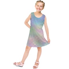 Pastel Mermaid Sparkles Kids  Tunic Dress by retrotoomoderndesigns